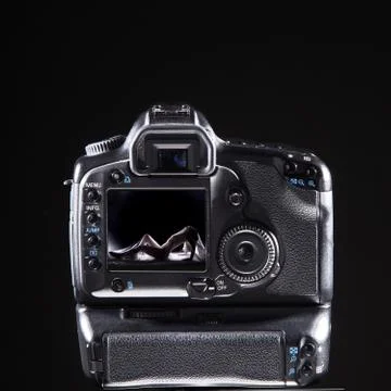 Camera view up close Stock Photos