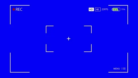 Camera view with energy display Stock Footage 268576232