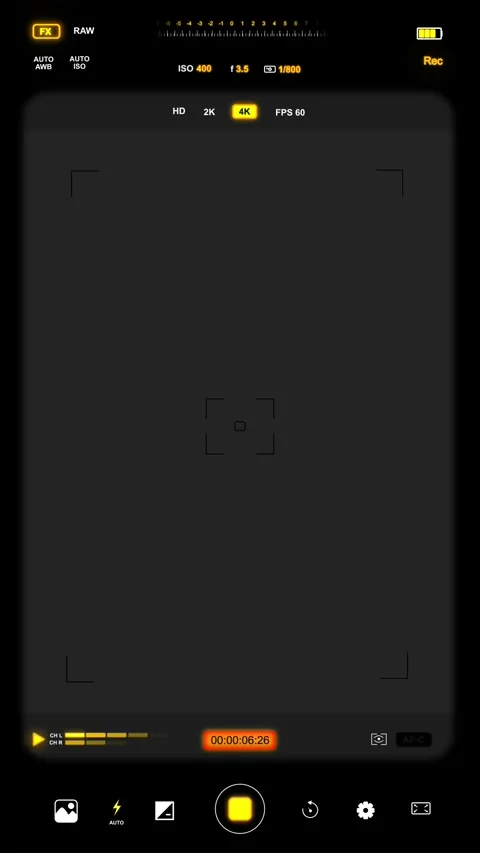 Camera viewfinder effect. HUD video recording. Stock Footage 329672977