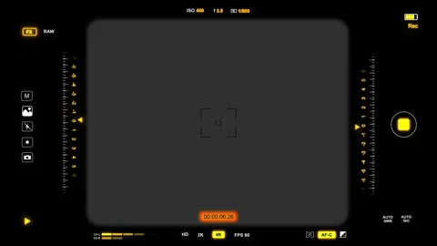 Camera viewfinder effect. HUD video recording. Stock Footage 329672979
