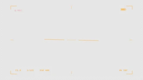 Camera Viewfinder Electronic Level Horizon Overlay Alpha Channel Vídeos de archivo 342718497
