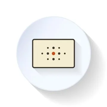 Camera viewfinder flat icon Stock Illustration