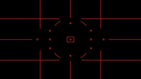 Camera Viewfinder Focus on Different zones with Alpha Channel 動画素材 75051987