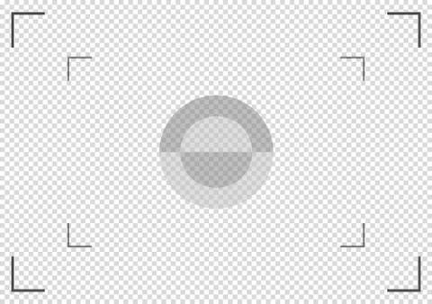 Camera viewfinder. Focusing screen of the camera. Vector template for your Stock Illustration