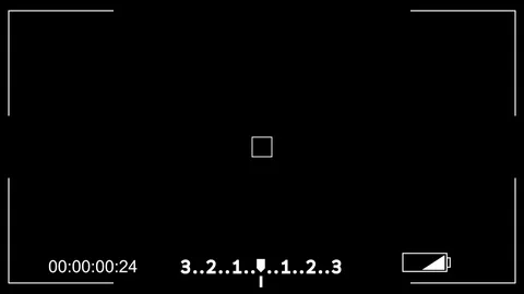 Camera viewfinder Stock Footage 124450807