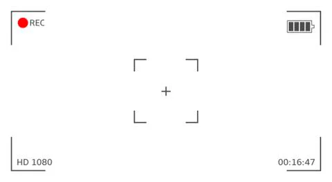 Camera viewfinder Stock Illustration