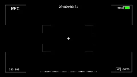 Camera Viewfinder Overlay  스톡 동영상 263089562