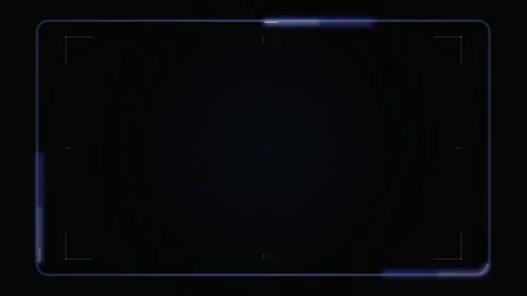Camera viewfinder overlay HUD graphic seamless loop motion background Stock Footage 344972125