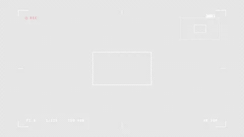 Camera Viewfinder Punch In Focus Check Overlay Alpha Channel Stock Footage 342718567