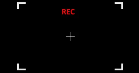 Camera viewfinder record Stock Footage 247805118