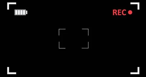 Camera viewfinder record Stock Photos