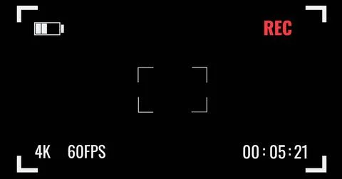 Camera viewfinder record Stock Photos