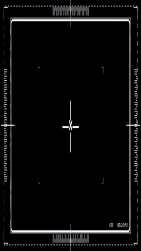 Camera Viewfinder TV Motion Overlay Vertical Stock-Footage 344766642