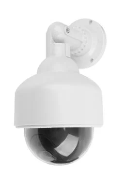 Camera on white Stock Photos