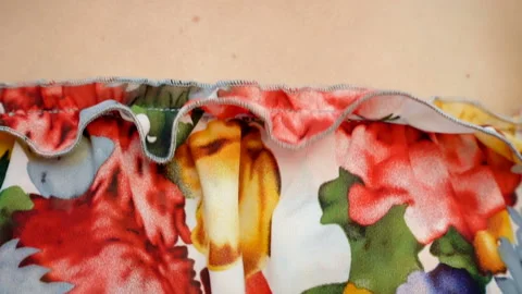 Camera wiring, female lips close-up Vídeo Stock 115170740