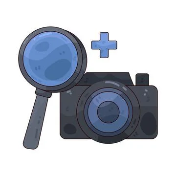 Camera Zoom In illustration Stock Illustration