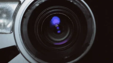 Camera zoom. Taking a close-up video cameras, increasing or decreasing scale. Video stock 102643146