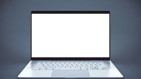Camera zooms to Laptop (notebook) screen. Video stock 74923512