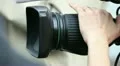 Cameraman with camera (close up) HD Footage
