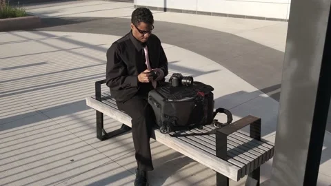 Cameraman getting ready Video stock 171339913