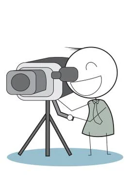 Cameraman Stock Illustration