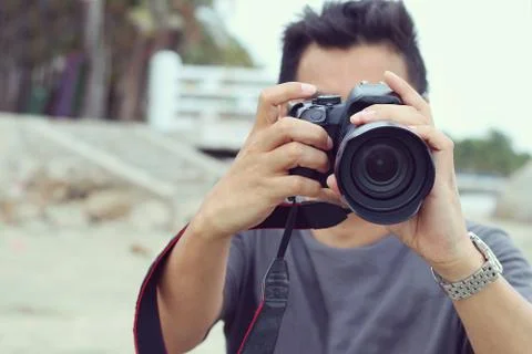 Cameraman Foto stock