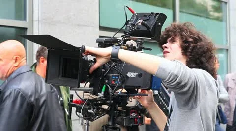 Cameraman at work Stock Footage 11892718