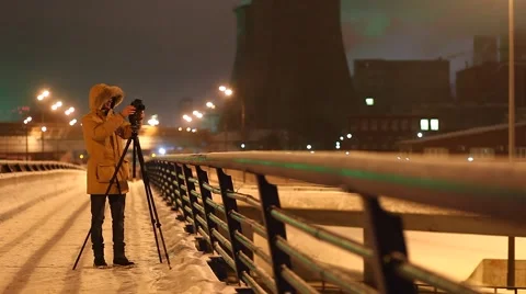 Cameraman at work Stock Footage 45918498