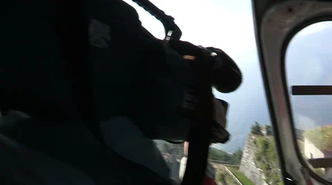 Cameraman working on helicopter Stock Footage 33195906