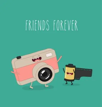 Cameras funny Stock Illustration