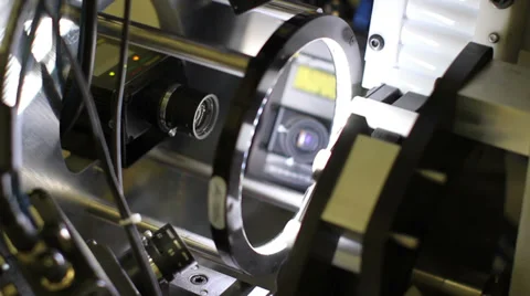 Cameras Inspect Product Stock Footage 38010868