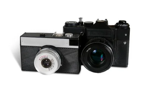 Cameras retro Stock Photos