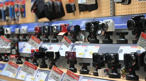 Cameras at the store Видео 33689255