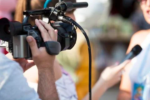 Camerman Foto stock