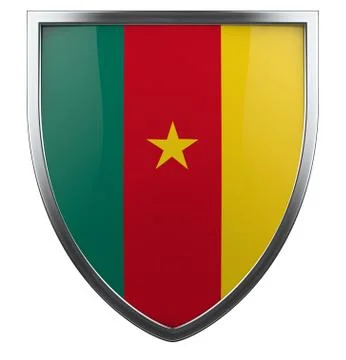 Cameron flag Stock Illustration