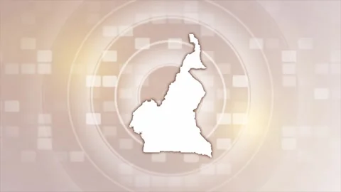 Cameroon Animated Map Stock Footage 275595723