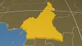 Cameroon extruded. Solids. Graticule. 4k or 4k+ Resolution