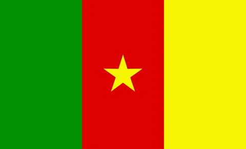 Cameroon Flag Design Stock Illustration