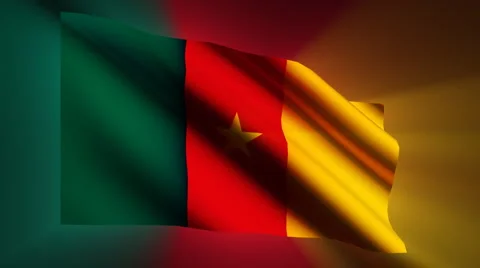Cameroon Flag Video stock 923869