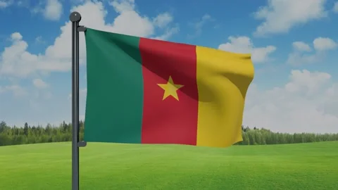 Cameroon Flag Stock Footage 151862117