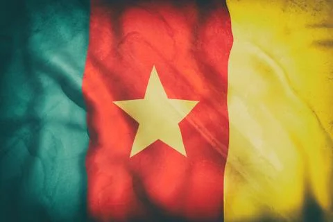 Cameroon flag Stock Illustration