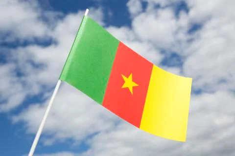 Cameroon flag Stock Photos