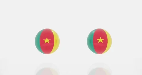 Cameroon flag symbol Stock Footage 194496316