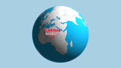 CAMEROON GAROUA ZOOM IN FROM SPACE Stock Footage 177461162