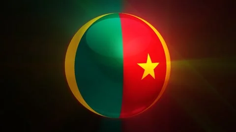 Cameroon-Globe Stock Footage 7769995