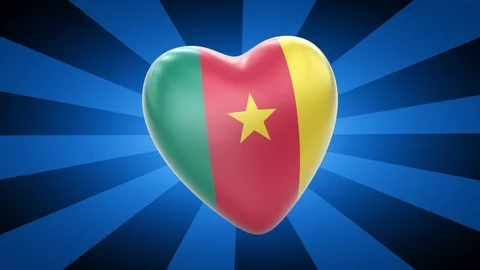 Cameroon. Looping footage has 4K resolution. Illustration. Stock Footage 115995416