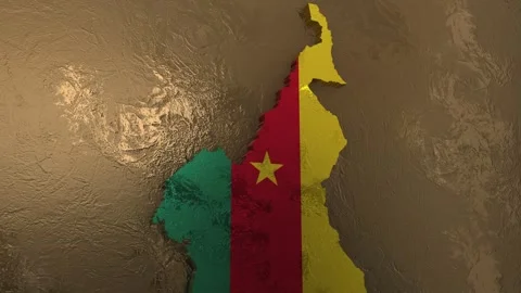 Cameroon Map Stock Footage 279081886
