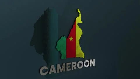 Cameroon Map 库存影片 281031354