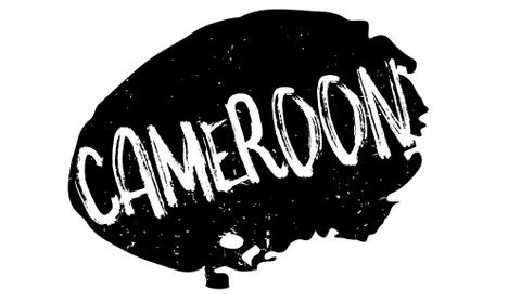 Cameroon rubber stamp Stock Illustration
