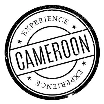 Cameroon stamp rubber grunge Stock Illustration